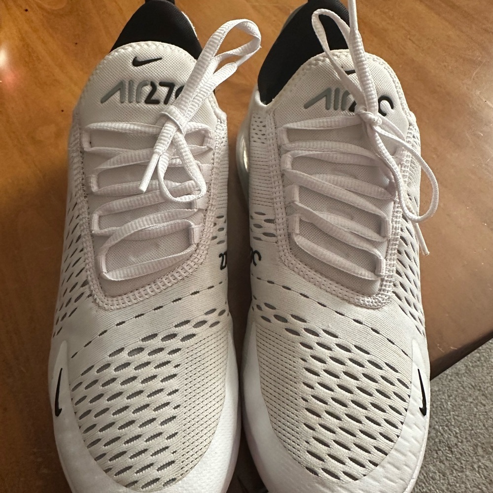 Nike Air 270 White Athletic Shoes
